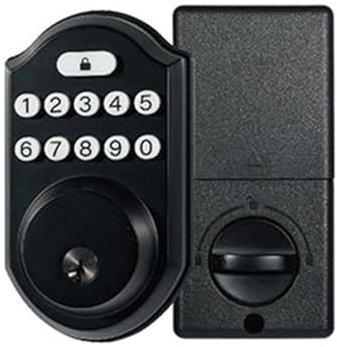 Boulons verrouillables en alliage de matériaux robustes pour portail et abris de jardin, serrure de porte d'entrée