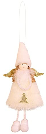 Carabiner Swing Stainless Steel Christmas Angel Ornament Christmas Tree Hanging Decoration Pendant G Ift Heater Changing Table Ceiling Mounting (B, One Size)