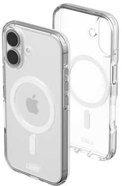 URBAN ARMOR GEAR Scout Clear MS Hülle für iPhone 17 | Passgenau | 3m Fallschutz| Magentmodul | Erhöhte Ränder | Alle Ports erreichbar | UV beständig