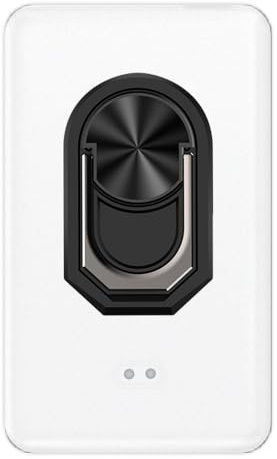 UOGNADGD Flexible Hülle + Ringhalter Kompatibel mit iPod Classic 80GB(103.5 * 61.8 * 10.5mm) Telefon-Schutzhülle mit Magnetischem Ständer Mechanischer Stil (Schwarzring)