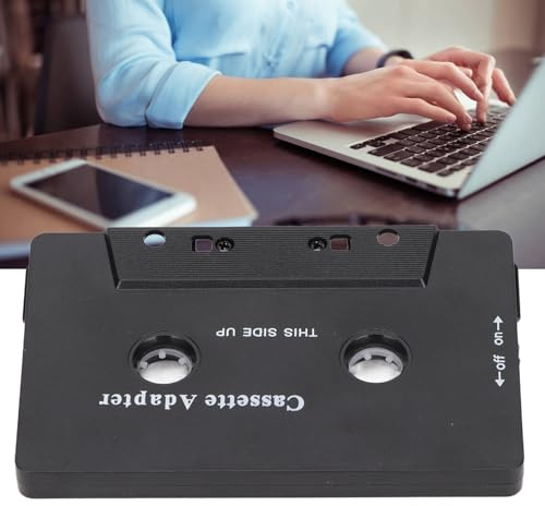 ZASCHMOY Adaptateur Cassette Bluetooth – Conneion sans Fil Haute fidélité pour Smartphones, tablettes & systèmes Audio Voiture, qualité sonore optimisée, Installation Facile et Compatible Universelle