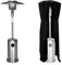 Happy Garden Parasol Chauffant Oslo - Chauffage d'extérieur au gaz INOX + Housse de Protection