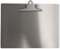 Teknomek Edelstahl Klemmbretter A4 Querformat | Legal Pad, Menüschreibblock, Büro-Organizer | glatt - 365 x 236 mm