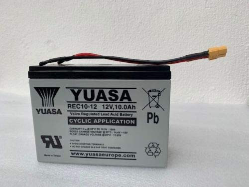 Waverunner Bait Boat Battery for MK4 5.8 mhz (Yellow Plug Version) Higher AMPS Longer Running time!! - Soldered on secure leads