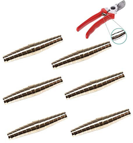 Pruner Ersatzfedern, Edelstahl Allzweck-Spiral-Gartenschere-Federn, leicht zu ersetzen, für Garten-Gartenschere-Ersatzfedern (6 Stück) (B)