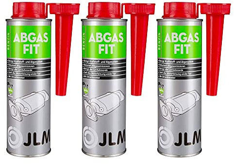 JLM Benzin Abgas Fit/Katalysator Reiniger 3 x 250ml (750ml) | 3er Pack