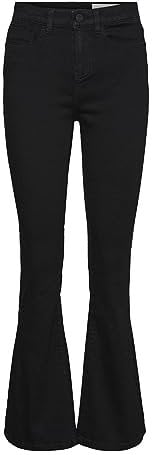 NMSALLIE HW Flare Jeans VI023BL NOOS