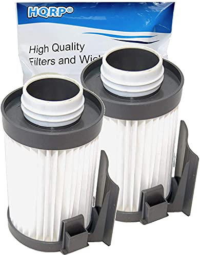 HQRP 2 Filtros HEPA Lavable compatible con Electrolux VITALITY Z431A, Z432A Aspiradoras verticales, Reemplazo para EF89 / 4071370292/506008199008