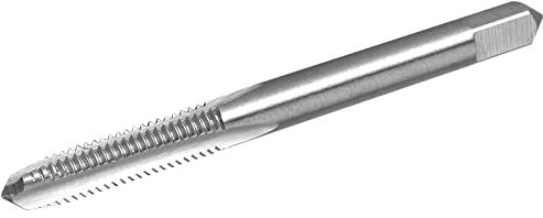 Burkit 1/4 Zoll-32 UNEF Gewindebohrer Rechtshänder, HSS 1/4 x 32 UNEF gerade geriffelte Maschinengewindebohrer
