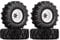 INJORA 1.0 RC Beadlock Rad Schlamm Reifen Set Deep Dish Räder Reifen für TRX4M 1/18 Axial SCX24 Gladiator Deadbolt Bronco C10 JLU Upgrade Teile RC Crawler Car,S5