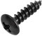 MOOPW Testa rotonda Viti per legno - 304 Acciaio inossidabile Croce Fungo Testa Coda a punta Viti autofilettanti M3 M4 M5 M6