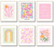 Lot de 6 affiches bohème pour décoration de chambre, chambre à coucher, art mural de marché des fleurs, décoration murale minimaliste, ensemble imprimé matisse, affiches murales bohèmes