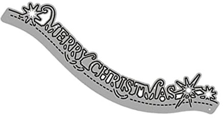 Muzrunq Frohe Weihnachten Die Briefe Stanze Schnitte Weihnachten Schablonen DIY Lace Stern Weihnachtswörter Metall Schneiden Weihnachten Stanze für Karten Machen Scrapbooking