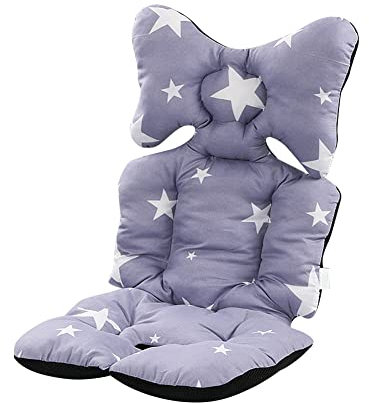 iSpchen Kinderwagen Sitzpolster Auto Hochstuhl Sitzkissen für Buggys Autositz Kissen Baby Kinder Winter Warme atmungsaktiv Kindersitz Sitzauflage Babyschale Stuhlkissen