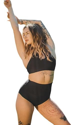 Dragonfly Betty Pole Shorts | Confortable Taille Haute | Double Doublure | Ceinture en Caoutchouc| Pole Dancing | Ultra-Doux | Vêtements de Sport | Matière respectueuse de la Peau Petrol S