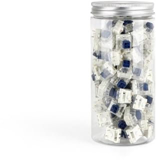 DucKey Kailh Box Navy/Jade Switch, 3Pin Clicky Schalter für Benutzerdefinierte Mechanische Tastaturen (Color : Navy, Size : 90PCS)