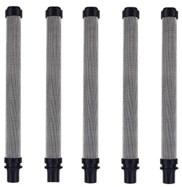 Airless Farbsprühfilter, 60 Raster, Spritzpistole, Düsenschutz, Zubehör für Wagner Tech G-10 G-10XL RX-80 RX Pro (schwarz)