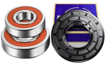 Accessoires de machine à laver, compatibles for LG, joint d'eau de machine à laver à tambour (40*72*9.5*12) + roulements 2 pièces (6305 6036) pièces de bague d'étanchéité de joint d'huile