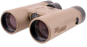 SIG SAUER Canyon HD Jagdfernglas mit mehrfach beschichteten Objektiven, Gurtband, Abdeckungen und Hülle, langlebig, beschlagsicher, wasserdicht, IPX-7-bewertet, 10 x 42 mm