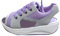 Sandali da donna colorati da donna, comodi, con punta rotonda, suola a zeppa, traspiranti, a rete, comodi, sportivi, casual, sandali da donna con plateau metallizzati, Viola, 40 EU