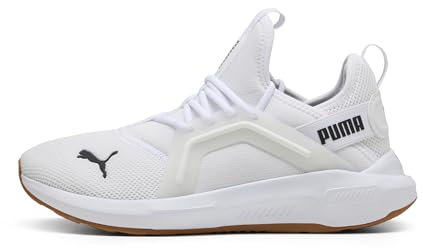 PUMA Unisex SOFTRIDE ENZO 5 Straßen-Laufschuh, White Black, 38 EU
