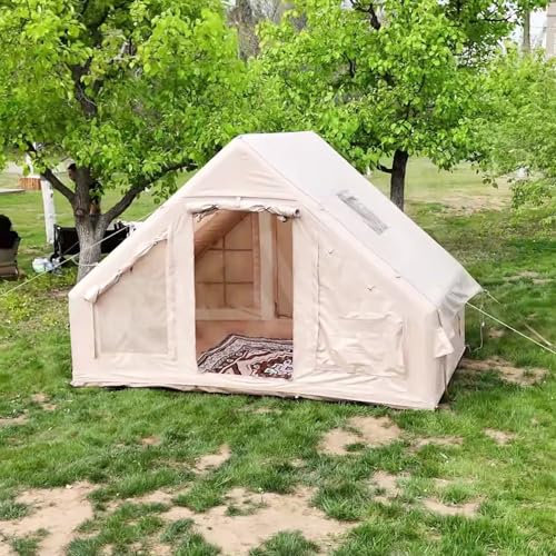 Zelt,zelt 4 personen,Oop up zelt,Extra großes, Robustes, Wasserdichtes Luxus-Pyramidenzelt für den Außenbereich,4000 mm wasserdichtFirstzelt, Pyramidenzelt, Rundzelt,Camping zelt,Familienzelt,Tent,Tun