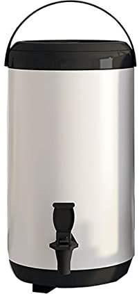 Wasserspender, Getränkespender mit Wasserhahn, kommerzieller Heißwasserspender, Isolierbehälter für Milchtee, Glühwein, Kaffeeurne mit klappbarem Ständer, hält 6–8 Stunden warm