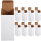 STOBOK Cajas de envío para botellas de vino de 20 x 10 cm, cajas rectangulares de papel corrugado para vasos individuales, caja de mudanza para embalaje de envío, 10 unidades