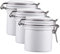 ERINGOGO 3pcs Stylish Eyelash Extension Jar Lash Glue Container Glue Spoolies Holder