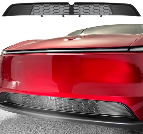 Kofarrten Front Grill Mesh for New Model Y, Grille Mesh Inserts Front Air Inlet Vent Grille Inserts Cover Replacement for Tesla New Model Y Accessories 2025