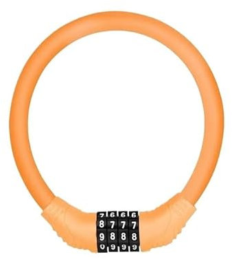 Bike Locks,Bicycle Chain/Cycling Lock,Codes for Bike Cycle, Moto, Door, Gate Fence(Orange)