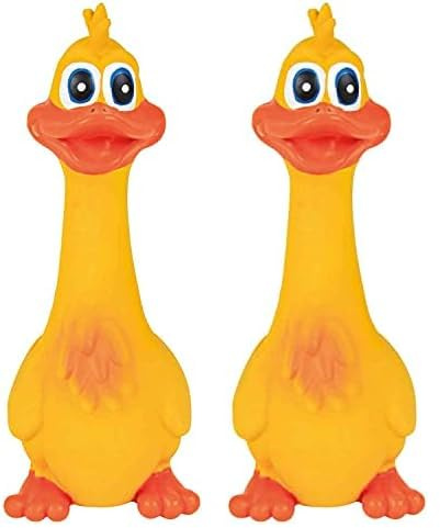 TRIXIE, Hund, 35474 Ente, Tierstimme, Latex/Polyestervlies, Alle Größen, 18 cm (Packung mit 2)