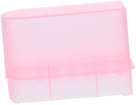 WRITWAA Nagelbohrer Aufbewahrungsbox Aus Kunststoff Mit Löchern Für Nagelfräser Staubdicht Und Tragbar Für Professionellen Oder Privaten Gebrauch