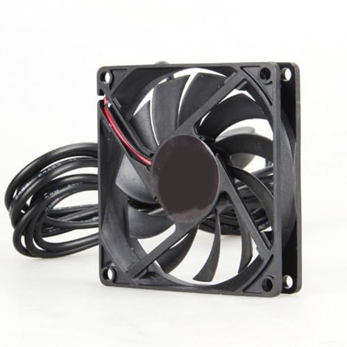 DAZZLEEX Hydrokultur-Ventilator, Aquarium-Kühler mit Gummi-Nägeln, verbessert die Photosynthese, bürstenloser Motor, leiser Betrieb, für Aquarium, Regenwald, Terrarium