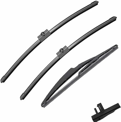 Auto-Scheibenwischer für Ford Focus 2 MK2 MK2.5 Classic 2005-2011, All-Weather Performance Front Heckwischerblätter Set Scheibenwischer Ersatz Kit