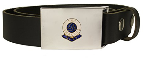 Knight Bury Football Club Leather snap fit Belt Black