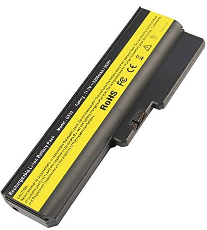 ARyee 5200mAh 11.1V Laptop Akku Ersatz für Lenovo 3000 G430 G430a G430l G430m G530 G530a N500 Series Ideapad G430 G550 G450 G450a G450m B460 B550 G455 G555 V460 V460a