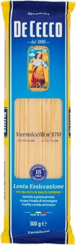 10x Pasta De Cecco 100% Italienisch Vermicelli n. 170 Nudeln 500g