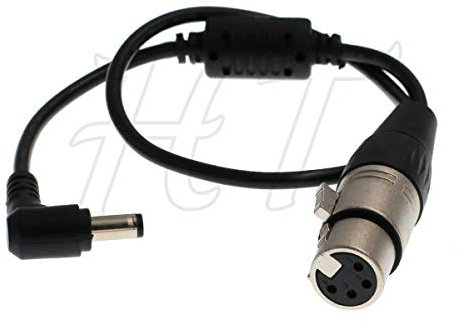 DSLR-Monitor XLR 4-polige Buchse DC 5,5 x 2,5 mm Hohlstecker Stromkabel für Blackmagic Design Studio Kamera