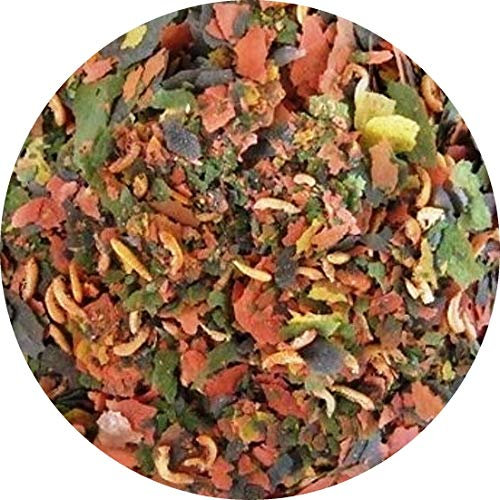 Flockenfutter Natural Flocken Hauptflocken Fischfutter Aquarium Zierfischflocken (2 l)
