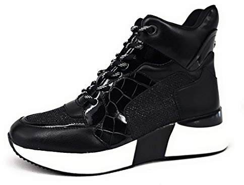 La Strada Damenschuhe Stiefeletten Schnürer Stiefelette Schwarz Freizeit, Schuhgröße:EUR 39
