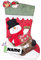 Stickling Weihnachtssocken bestickt | XXL-Nikolausstiefel personalisiert | 3D Weihnachtsstiefel mit Namen | Filz |Nikolaus | Geschenk Weihnachten | 3 Varianten (Schneemann)