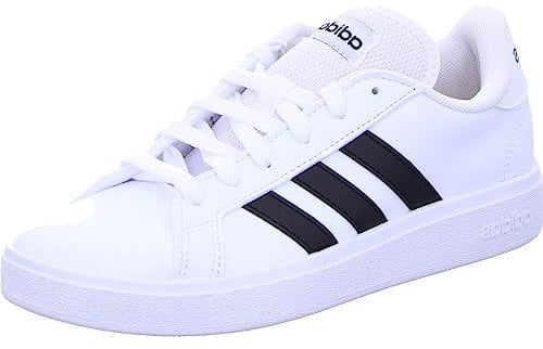 adidas Damen Grand TD Lifestyle Court Casual Shoes Schuhe, Cloud White/Core Black/Cloud White, 42 EU