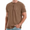 RONOMO Men's T-Shirt Quality T-Shirt Comfortable T-shirtt (CSX Khaki M)