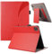 xinyunew Cover per Apple iPad Air (2022)/Apple iPad Air 5,Flip Caso in PU Pelle Premium Portafoglio Custodia [Kickstand][Slot per Schede][Chiusura Magnetica]-(Rosso)