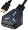 Hxwlo HDMI Splitter 1 in 2 Out, 4K HDMI Splitter for Dual Monitors, Supports 4K 3D Full HD 1080P, Compatible with PS4, PS3, Blu-Ray Player, MacBook, HDTV (1 Source to 2 Displays, Mirroring Mode Only)