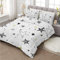 Stern Bettdecke 135x200 4 Jahreszeiten, Ganzjahresdecke 135x200 Geometrie, Bettdecke Ohne Bezug Nutzbar, Bettdecken Wende Waschbar mit Modern Muster, Warme Steppdecke Schlafdecke AE-506