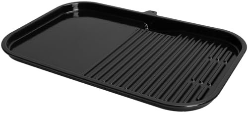 GLOWYE Grillplatte für Ninja Woodfire Pro XL Connect OG800 OG900 Serie, Flat Top 2-in-1 Grillplatte für Ninja XSKGRDPLT OG951 OG850 OG952 Grillzubehör