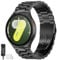 SUNDAREE Keine Lücke Armband Kompatibel mit Samsung Galaxy Watch 7 44MM 40MM/Watch 6 Classic 47MM/Watch 5 Pro,Herren Edelstahl Metall Uhrband Band für Watch 7/FE/6/5/4 46MM 43MM 42MM 45MM,Schwarz