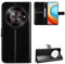 zZjoOoj Cover per ZTE Blade A75 5G (2024), Custodia Libro in PU Pelle Portafoglio, Case Antiurto Soft con Porta Carte e Chiusura Magnetica, Funzione Stand (Nero)